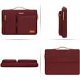 thumbnail image 7 of MOSISO Laptop Sleeve Carrying Case Compatible with 13-13.3 inch MacBook Air 13 / Pro 13 / Pro 14/ HP Dell Asus Acer Lenovo Notebook, 360 Protective Computer Handbag Briefcase with Handle, 7 of 7