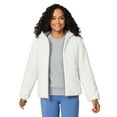 thumbnail image 3 of Free Country Women's Hooded Cirrus Quilted Reversible Jacket Mocha M, 3 of 8