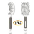 thumbnail image 2 of Yaju Vent Brush, Massage Brush Flex Vented Detangling Styling Hair Brush Compatible With Long Thick Curly Hair Compatible With Womenwhite1pcs, 2 of 4