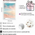 thumbnail image 3 of Hieng Abstract Mountain Canvas Wall Art Set of 3 Boho Watercolor Landscape Poster Picture Prints Modern Colorful Nature Painting Wall Decor for Bathroom Bedroom Living Room Office, 3 of 6
