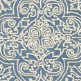 thumbnail image 3 of SAFAVIEH Trace Burton Geometric Wool Area Rug, Blue/Ivory, 3' x 5', 3 of 3