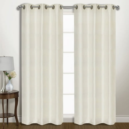 Vintage 74 X 63 2 37 X 63 Window Curtain Panel Pair Ivory