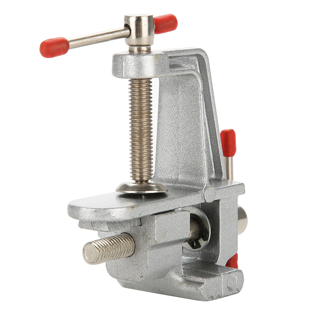 IIT Mini Table Bench Vise – 1.5 Inch Jaw – Aluminum – For Hobby, Jewelry, DIY