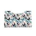 thumbnail image 4 of Lsque Butterfly Printed Long Tissue Box Cover Holder, Facial Paper Organizer Dispenser,Triangle with Bottom Belt, PVC Leather Decorative Organizer, 4 of 9