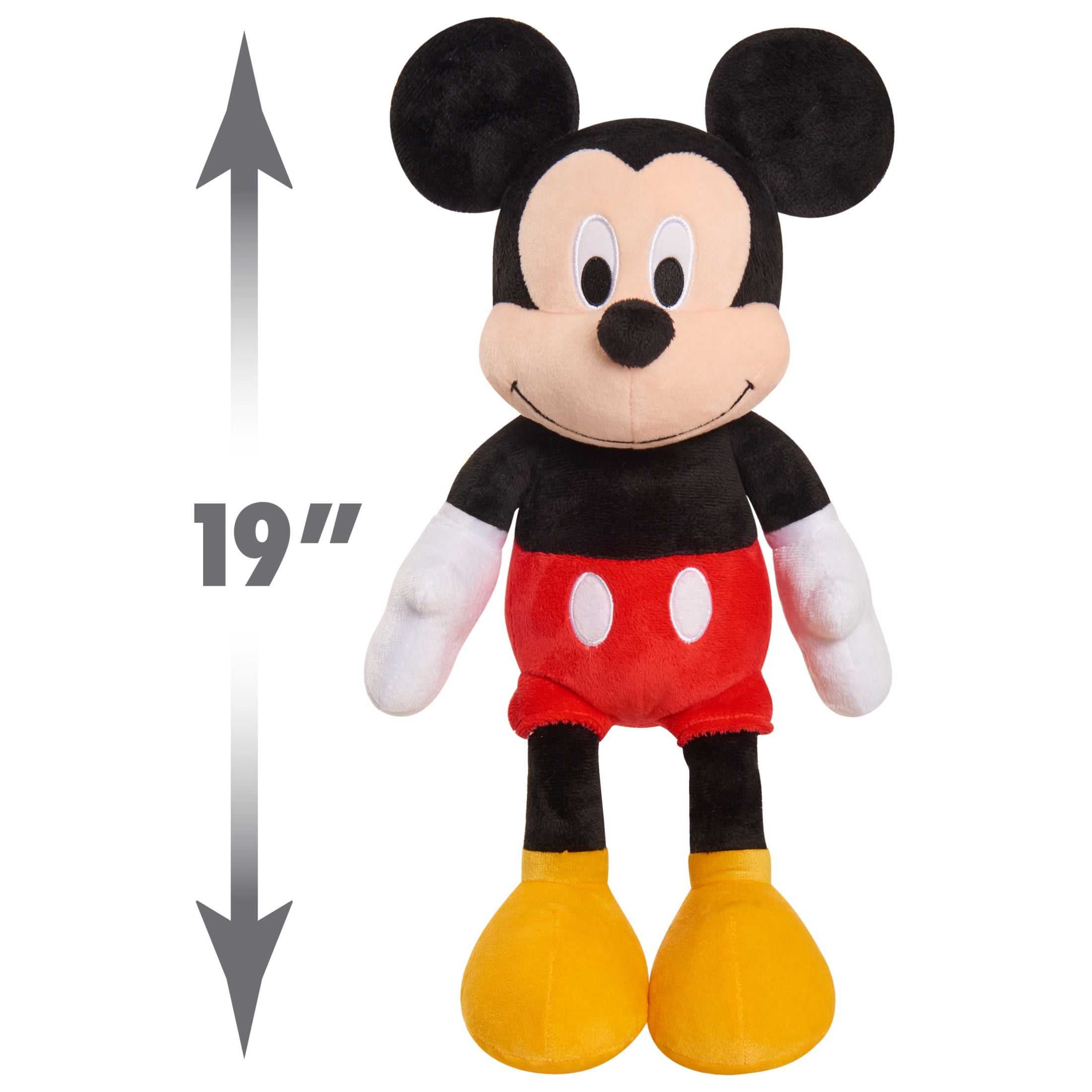 Disney Classic Mickey Mouse 19-inch Tall Fun Plush Stuffed Disney Classic Mickey Mouse 19-inch Tall Fun Plush Stuffed