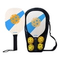 thumbnail image 2 of koolsoo Pickleball Rackets Comfort Grip Portable Pickleball Rackets with Storage Bag Blue, 2 of 9