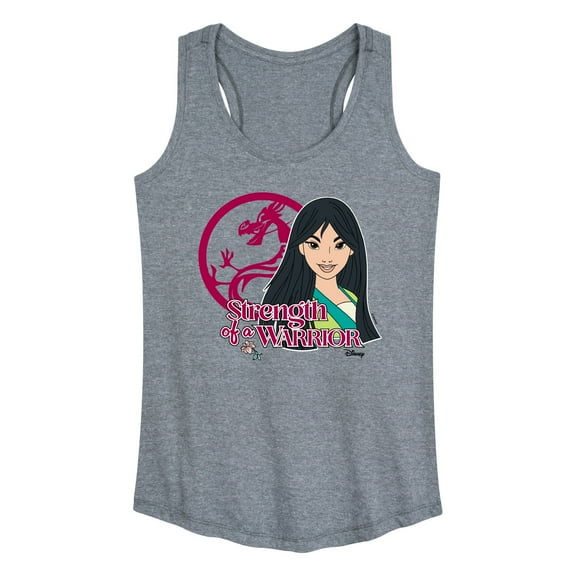 Disney Princess - Strength Of A Warrior - Women's Racerback Tank Top