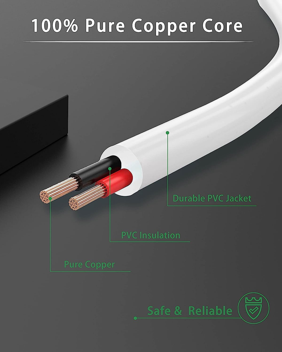 BICMICE Durable Vibrator Magnetic Charger Cord with 2-Magnet Connector, Compatible with Rose Massagers