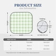 thumbnail image 3 of Gaeub Pistachio Green Checkboard Foldable Auto Sun Blocker Visor, Sunshade for Car Front Window, Keeps Your Vehicle Cool - Small, 3 of 7