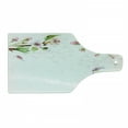thumbnail image 1 of Watercolor Cutting Board, Apple Tree Blooming in Spring Season Branches Falling Leaves Romantic, Decorative Tempered Glass Cutting and Serving Board, Wine Bottle Shape, Pale Pink Green, by Ambesonne, 1 of 1