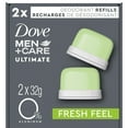 thumbnail image 2 of Dove Men+Care Désodorisant Rechargeable Fresh Feel, 2 x 32 g, 2 of 8