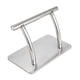 thumbnail image 5 of Pedal de reposapiés para silla de barbero, piezas para silla de barbero, accesorio, soporte universal para peluquería, salón de belleza, champú, peluq Plata, 5 of 8