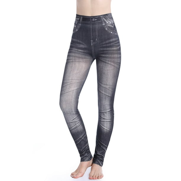 SAYFUT Women's Skinny Jegging Seamless Stretchy Like Soft Yoga Pants Leggings - Walmart.com