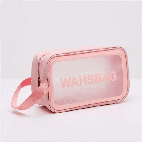 Transparent Makeup Organizer Bag Toiletry Case with Smooth Zipper for Travel Portable Cosmetic Storage for Daily Use