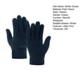 thumbnail image 7 of Yesbay 1 Pair Polar Fleece Gloves Men Women Warm Outdoor Cycling Driving Gloves Windproof Non-Slip Soft Thickened Gloves, 7 of 7
