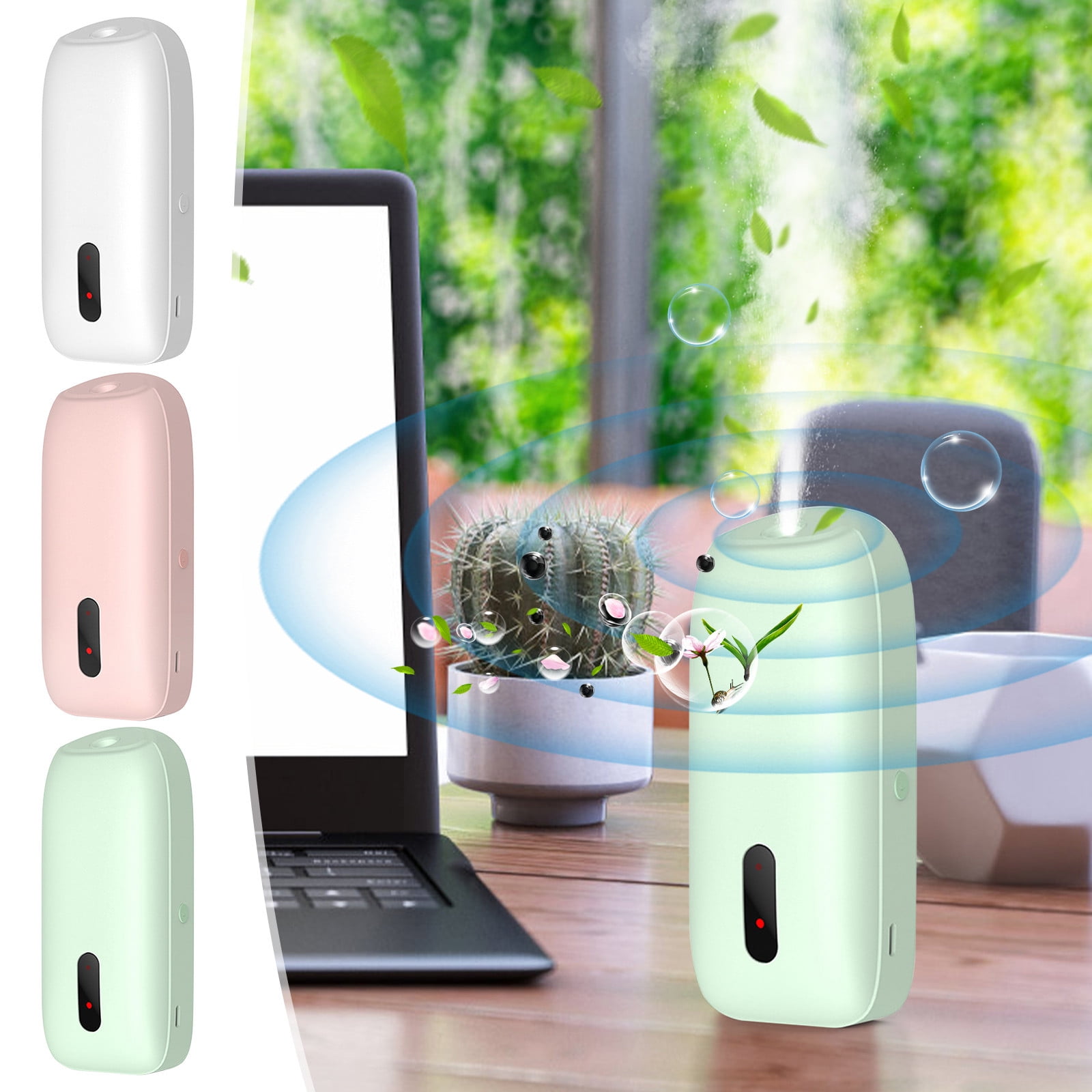 BOBOMOTI Humidifiers for Home Baby Top Fill Cool Mist Humidifier Ultra Quiet Humidistat Essential Oil Diffuser Clearance