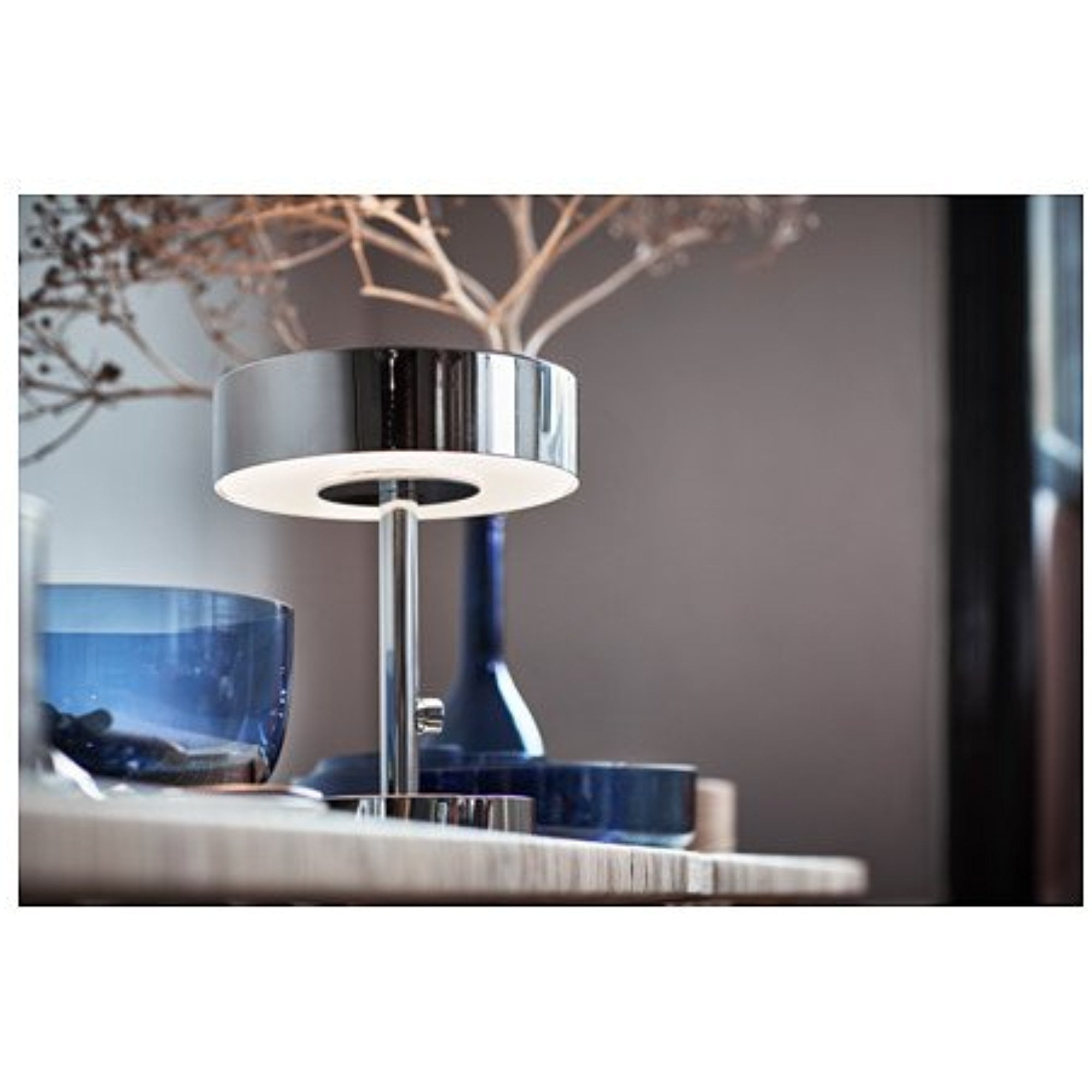 IKEA Table lamp, chrome plated 1028.141717.382