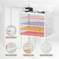 thumbnail image 4 of INTIGE 5-Compartment Desktop Organizer, File Organizer with Handle, 1 Piece, 4 of 7