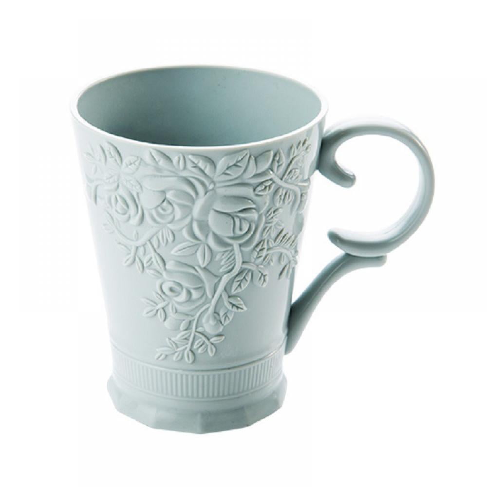 Pure Color Mouthwash Cup With Handle Couple Tooth Jar Cup Plastic