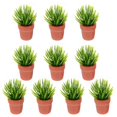 thumbnail image 4 of Garden Miniature House Miniature Potted Plant Ornament Micro Landscaping Plastic Mini Flower Ornament 10Pcs, 4 of 5