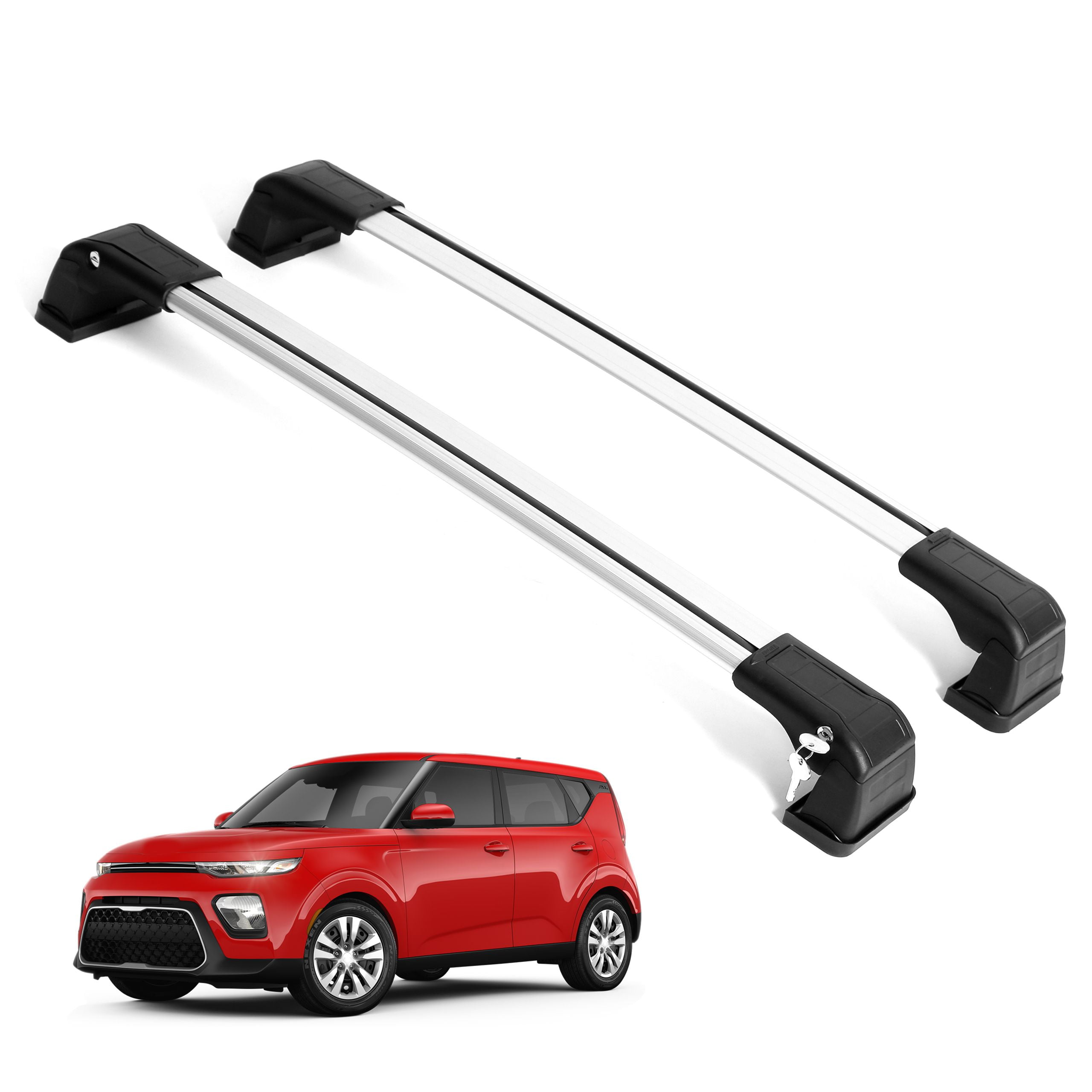 ERKUL Roof Rack Cross Bars for Kia Soul 20202022 Aluminum Rooftop