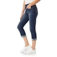 thumbnail image 3 of WallFlower Jeans For Women Flirty Curvy Crop Jeans High Rise Insta Stretch Denim 23.5” Inseam, Juniors Jeans - Alani, 17, 3 of 4