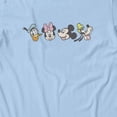 thumbnail image 3 of Disney Mickey Mouse Happy Faces Lineup Men's T Shirt (Light Blue, S-XXXL), 3 of 4
