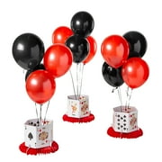 Casino Night Centerpiece Kit for 6 Tables - 55 Pc