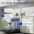 thumbnail image 4 of 30 in. 900 CFM Convertible Insert Range Hood with 4-Speed Control,Low Noise,Long-term Warranty,Lights in Stainless Steel, 4 of 8