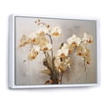 thumbnail image 2 of Designart "Delicate Abstraction Of Minimalist Orchid Blossoms" Orchids Floater Framed Wall Decor, 2 of 5