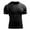 Black, variant on Mens Short Sleeves Compression Tops Sportswear T-Shirts Bodybuilding Tee Quick Dry Tops