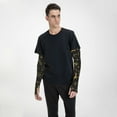 thumbnail image 5 of Fotbe Christmas Gold Deers1 UV Sun Protection Arm Sleeves - Tattoo Cover Up - Basketball Arm Sleeve UPF 50 Cooling for Men Women, 5 of 8