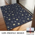 thumbnail image 3 of Dark Blue Moon Pattern Door Rugs,Washable Non Slip Door Mats Indoor,Decorative Door Mats,Entry Mat Indoor for Entrance,Bedroom,Kitchen,Bathroom,20"x32", 3 of 6