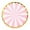 Pink, variant on Party Plates 1Packs 7/9 Inch Plastic Plates Gold Rim Premium Heavy Duty Dinner Plates and Disposable Dessert Elegant Heavy Duty Wedding Plates