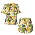 thumbnail image 5 of Lsque Animals Women's Short-Sleeved Pajama Set - 2 Piece Soft and Lightweight Sleepwear Set-Small, 5 of 9
