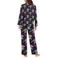 thumbnail image 4 of FOR U DESIGNS Cherry Koala Pajama Sets for Women 2 Piece Button Down Pants Size XS Button Up Pajamas for Women Long Sleeve Sleepwear V-neck Tops Nightwear Winter, 4 of 7