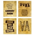 thumbnail image 1 of Inkdotpot 4 PieceLaundryPosterforLaundryRoom DecorWash Dry Fold Repeat ,LaundryRoomPostersWall Art Signs Wall Decor for HomeLaundry-12x18 Inch, 1 of 5