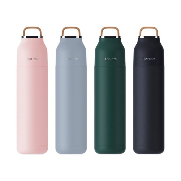 Taza térmica de acero inoxidable, taza de agua portátil de gran capacidad para niños y niñas para estudiantes