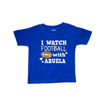 

Inktastic I Watch Football with My Abuela Gift Baby Boy or Baby Girl T-Shirt