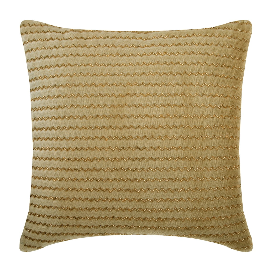 Euro Pillows, Gold & Cream 26"x26" (65x65 cm) European Pillow Covers