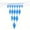 Blue-988, variant on Clearance & Promo, Oktoberfest Flag Banner - 197inch 20pcs Large Plaid Bavarian Flag for German Party Decorations, Under 10 | Plastic, Blue, MIANHT