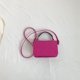 thumbnail image 4 of Bolsa De Hombro Bolso bandolera para mujer, bolso de mano informal ligero de PU, bolso de mano para mujer (rosa roja) Likrtyny Para Estrenar, 4 of 5