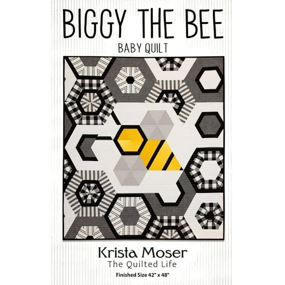 Biggy The Bee Baby Quilt Pattern by Krista Moser