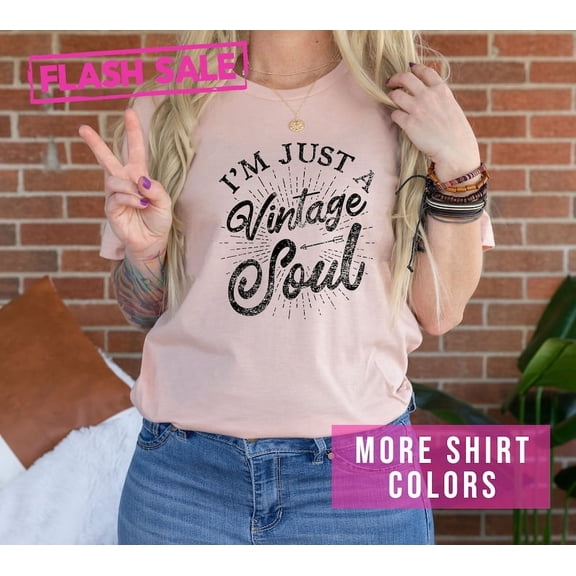 Vintage Soul T-Shirt, 70s Retro Vibes Tee, Hippie Nostalgia Shirt, Old Soul Lifestyle Gift, Retro Graphic Tee