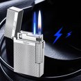 thumbnail image 5 of Christmas Clearance Xecvkr Inclined Soft Flame Alloy Lighter - Portable, Rechargeable with Adjustable Flame Size, Perfect for Candles, Incense, and Cigarettes - Luxurious Gift Option for Birthdays or, 5 of 5