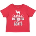 thumbnail image 3 of Inktastic Easily Distracted by Goats Boys or Girls Toddler T-Shirt, 3 of 5