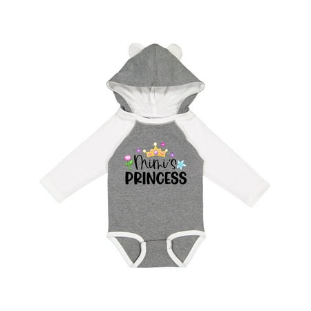 

Inktastic Mimi s Princess Crown and Flowers Gift Baby Girl Long Sleeve Bodysuit