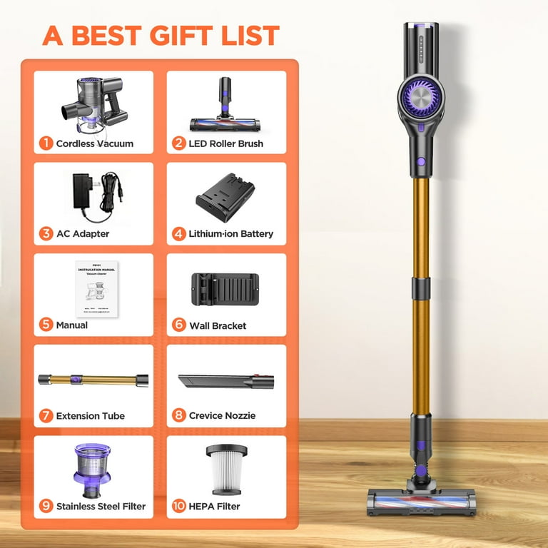 Best stick vacuum with roller brush hotsell