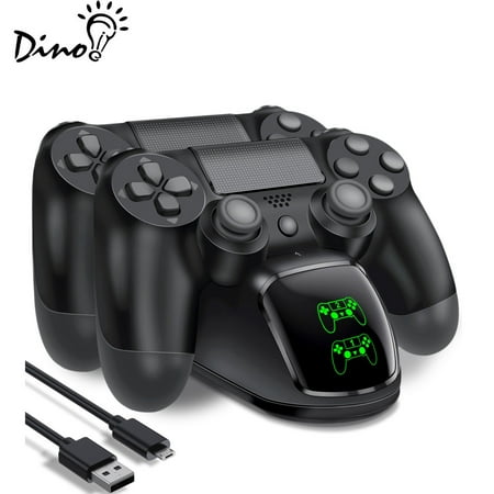 DinoFire PS4 Controller Charger Station for Playstation 4 Controller with Fast-Charging Port, Replacement for Playstation Accessories