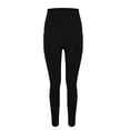 thumbnail image 3 of JJHGVB Yoga Pants Leggings for Women Women's Solid Color Yoga Leggings With Soft Stretchy Opaque Fit High Waist Pocket Yoga Pants Workout Leggings Butt Lifting Leggings Black L, 3 of 6